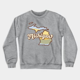 Michigan Retro Crewneck Sweatshirt